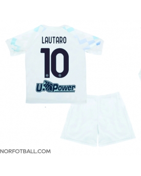 Billige Fotballdrakt Inter Milan Lautaro Martinez #10 Replika Bortedraktsett Barn 2025-26 Kortermet (med bukser)